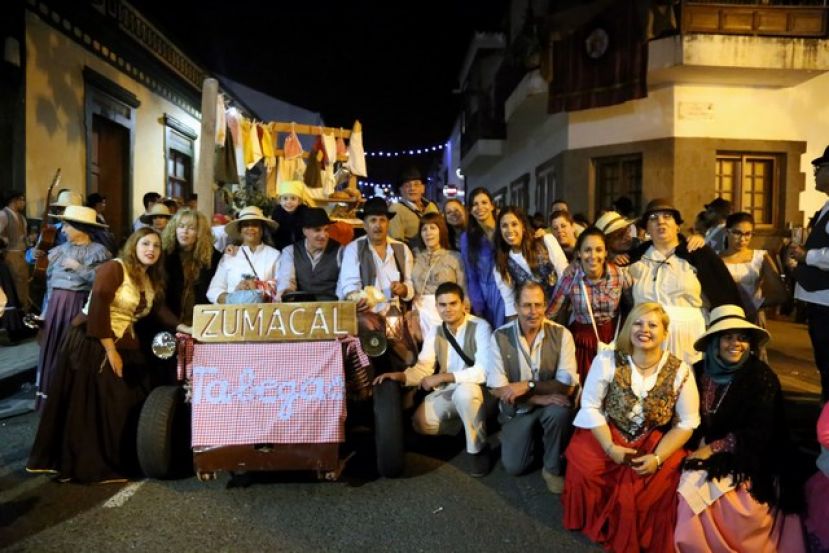Valleseco se sumerge en su tradicional Romer&iacute;a-Ofrenda de La Encarnaci&oacute;n
