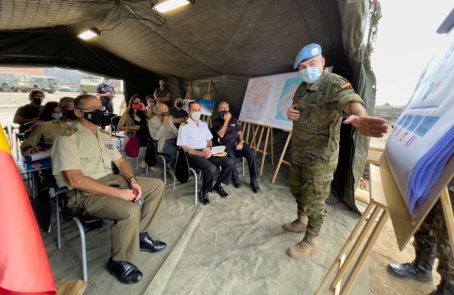 El Contingente de la ONU de la Brigada &quot;Canarias&quot; XVI, lista para desplegar en El Libano