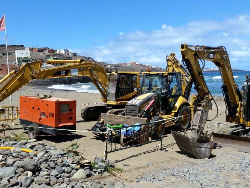 Gáldar: Agradecimiento al Cabildo por las obras en el emisario de Bocabarranco
