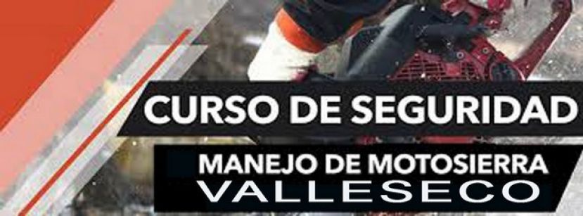El lunes 8 de mayo comienza el curso de motosierra en el municipio de Valleseco