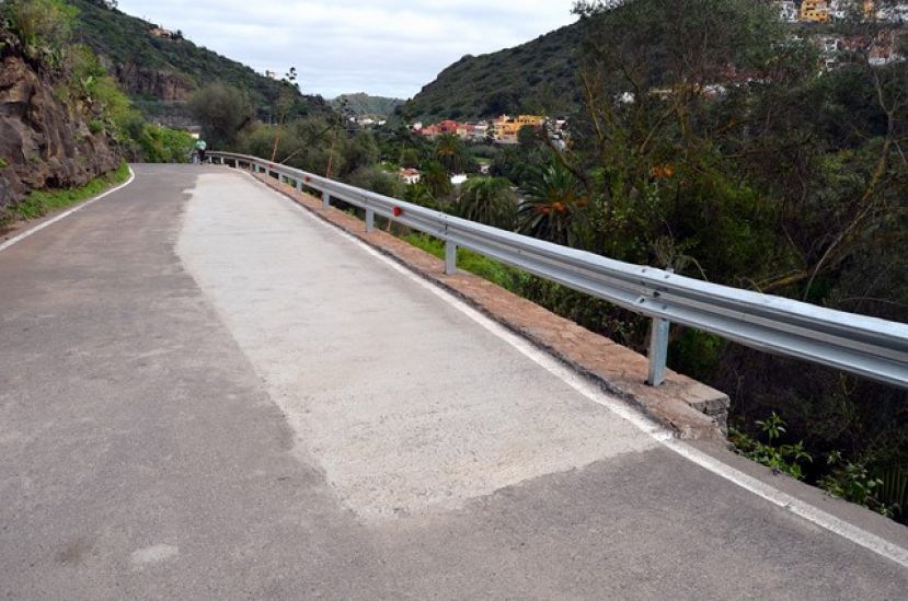 Santa Br&iacute;gida: Reabierta al tr&aacute;fico la GC-321- Los Olivos en el PK 0+ 720