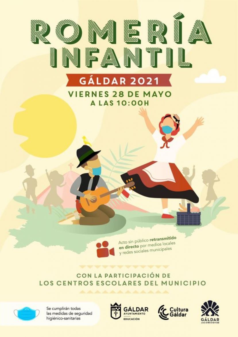 Gáldar vivirá este viernes su Romería Ofrenda Infantil en el Templo de Santiago