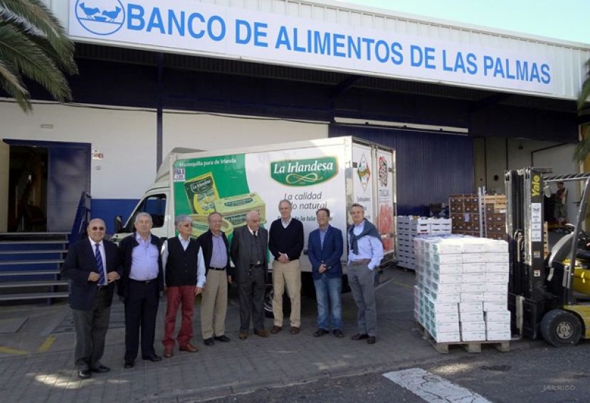 Aportaci&oacute;n al Banco de Alimentos de la Irlandesa y Citterio