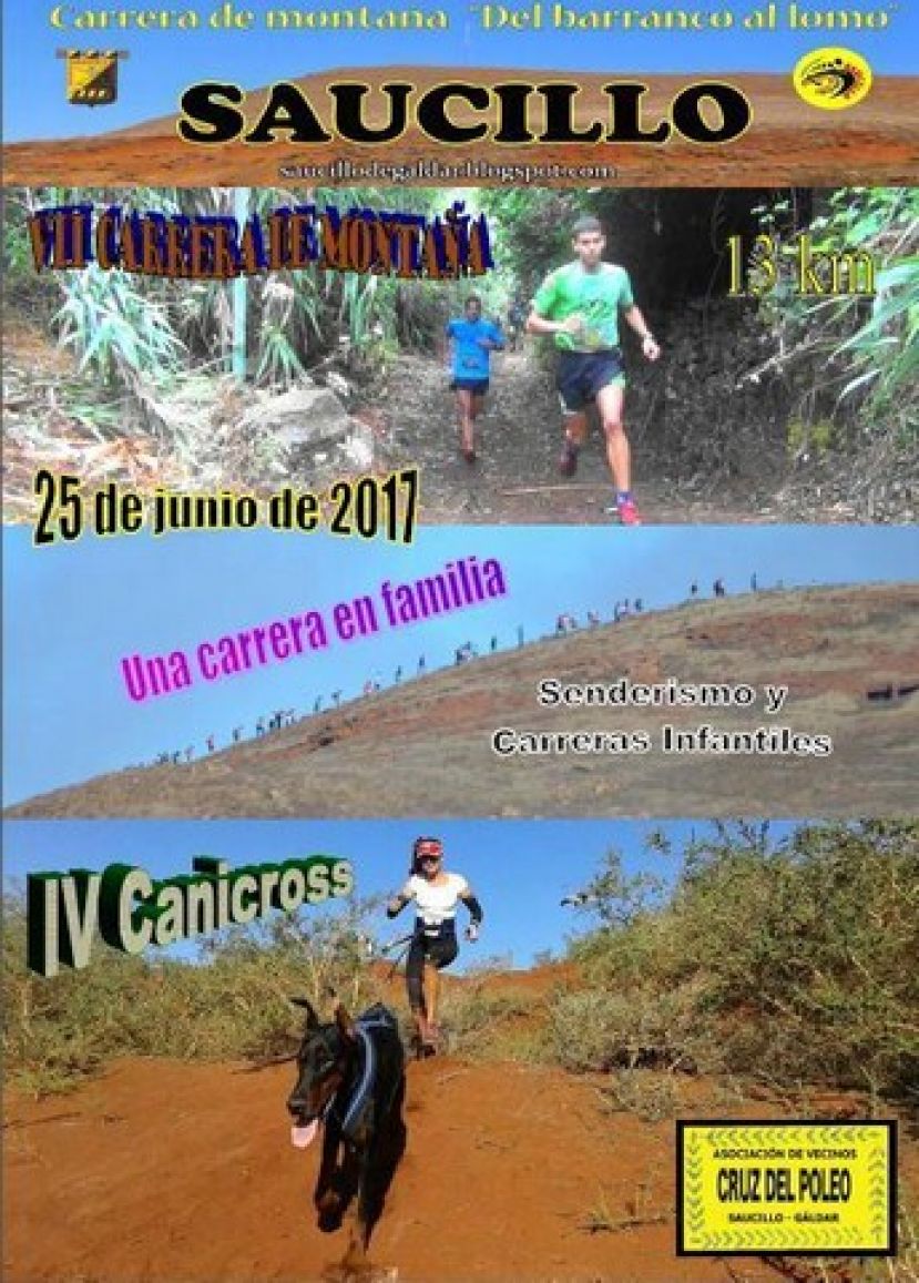 VII Carrera de Monta&ntilde;a y IV Canicross de Saucillo de G&aacute;ldar