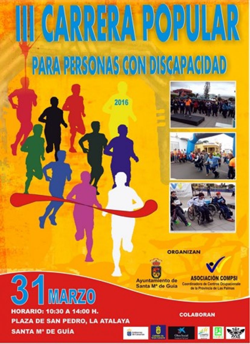 III Carrera Popular para Personas con Discapacidad en La Atalaya