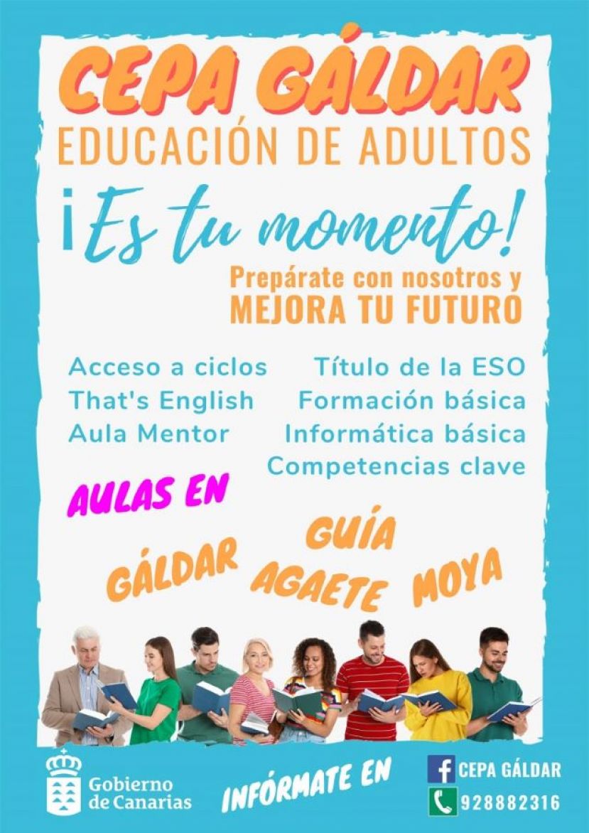 El CEPA G&aacute;ldar da a conocer su oferta formativa para el pr&oacute;ximo curso