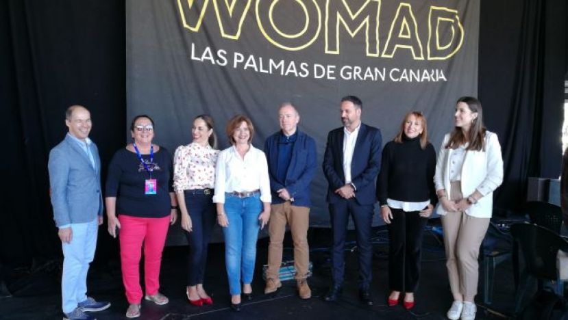 Guacimara Medina visita los escenarios y espacios del Womad