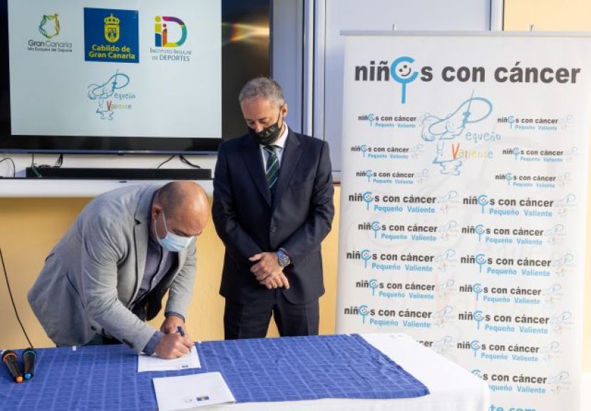 Convenio de colaboración para la promoción deportiva de menores con cáncer