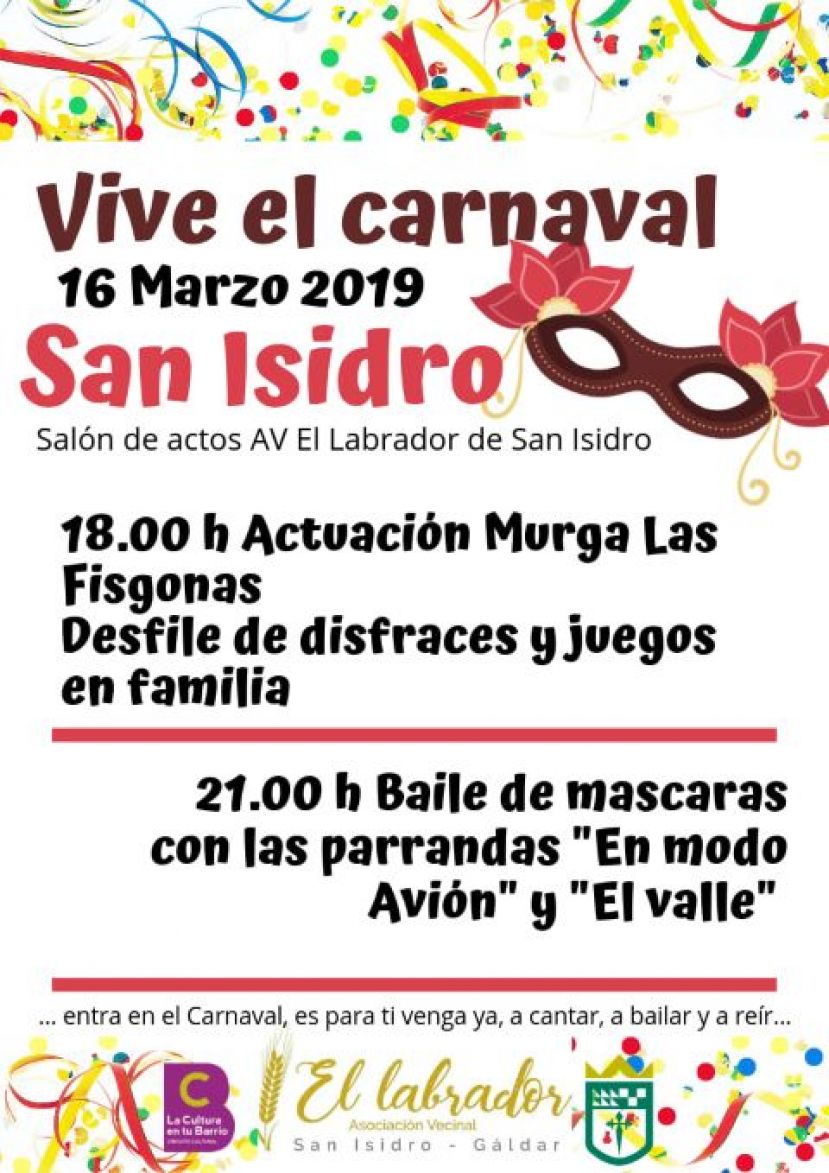 G&aacute;ldar: La A.V. El Labrador de San Isidro celebra el Carnaval