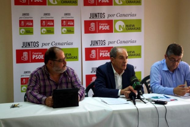 Jos&eacute; Miguel Rodr&iacute;guez visita las obras de la carretera de La Aldea