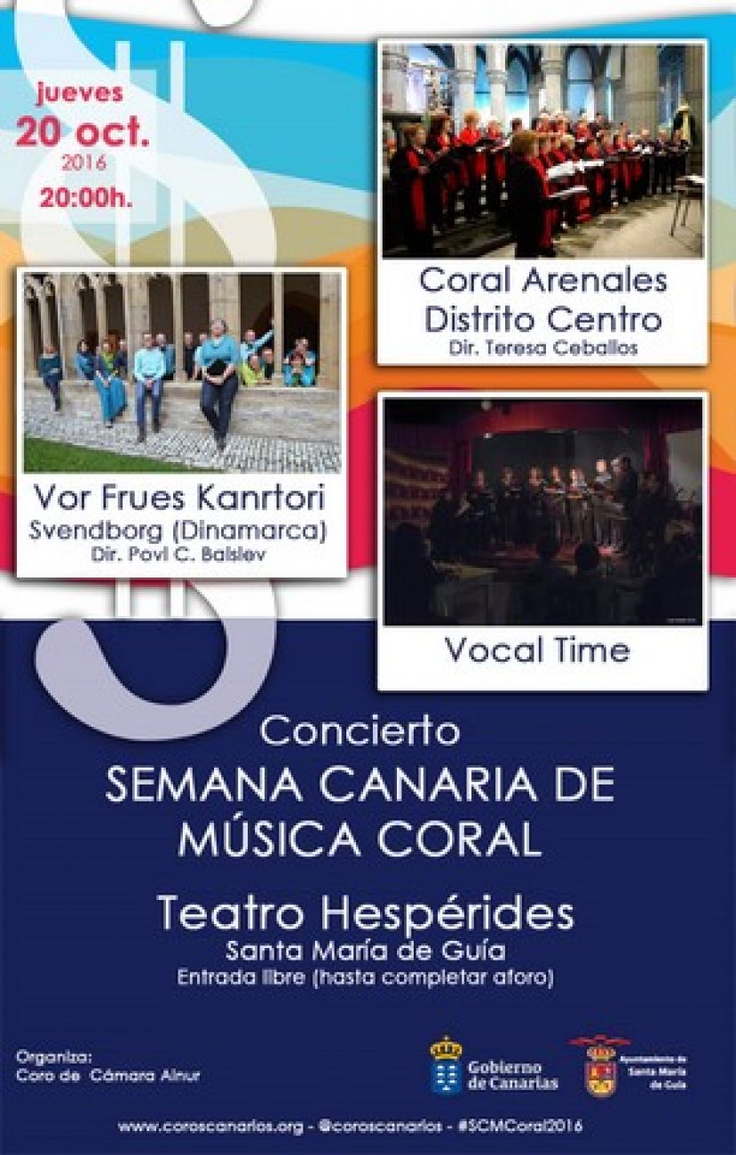 Gu&iacute;a: Celebraci&oacute;n de la primera Semana Canaria de M&uacute;sica Coral