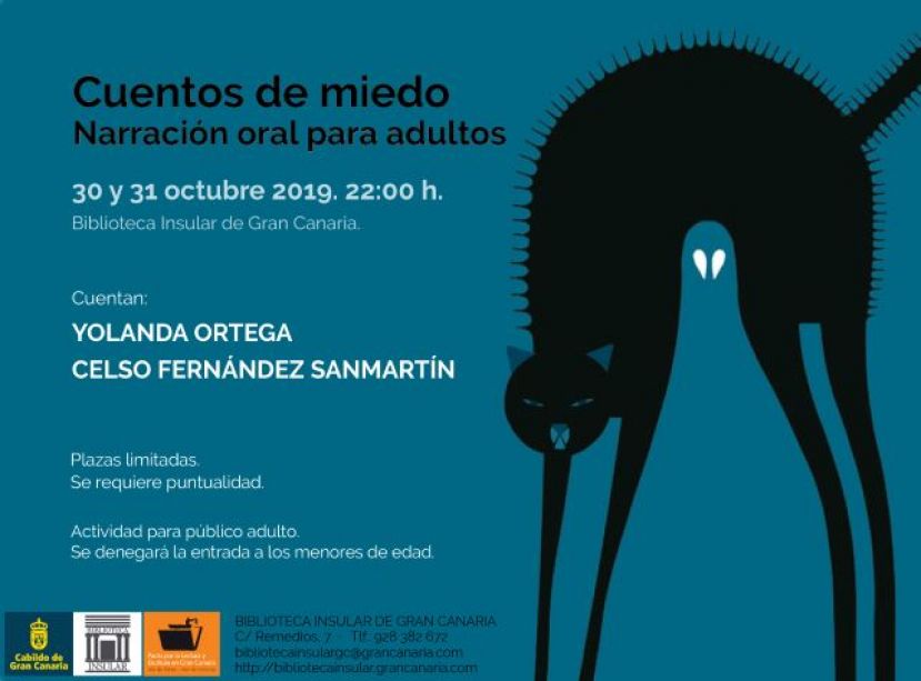 D&eacute;cimo tercera edici&oacute;n de &lsquo;Cuentos de Miedo&rsquo; en la La Biblioteca Insular