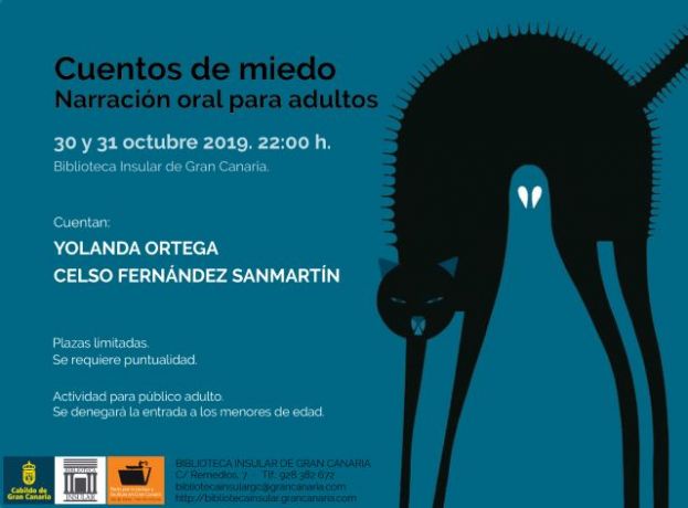 D&eacute;cimo tercera edici&oacute;n de &lsquo;Cuentos de Miedo&rsquo; en la La Biblioteca Insular