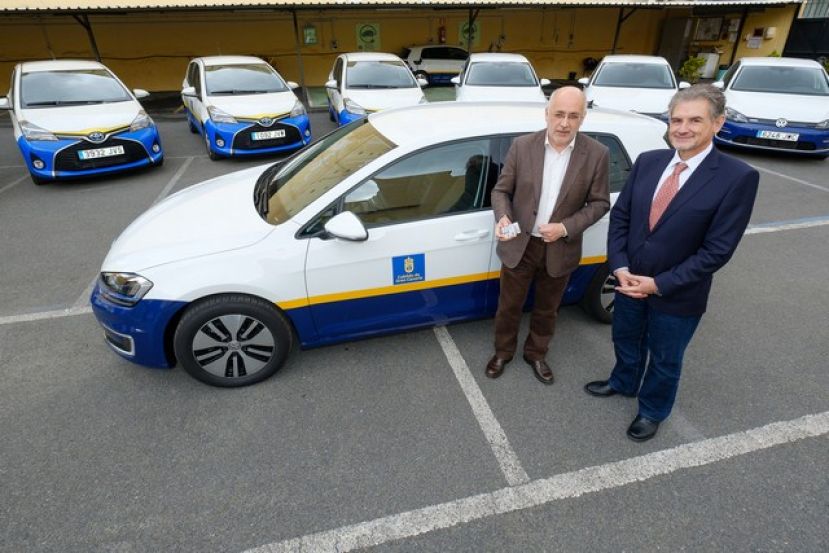 El Cabildo de Gran Canaria presenta 13 vehículos eléctricos e híbridos