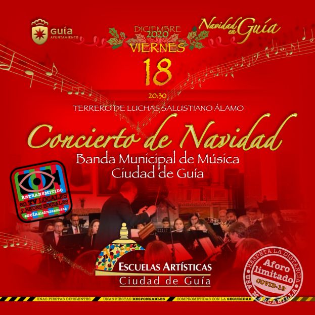 Gu&iacute;a: La Banda Municipal de M&uacute;sica ofrece este viernes el Concierto de Navidad
