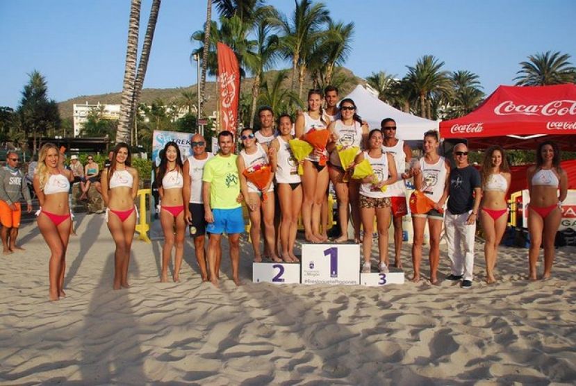 Se celebró el II Torneo Internacional de Voley Playa 3x3 Anfi del Mar en Mogán