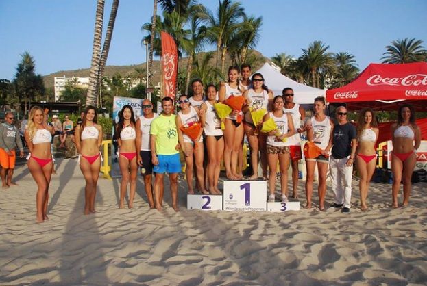 Se celebr&oacute; el II Torneo Internacional de Voley Playa 3x3 Anfi del Mar en Mog&aacute;n