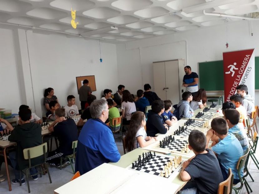 Primera Concentración Insular de Ajedrez de La Gomera con más de 30 jóvenes