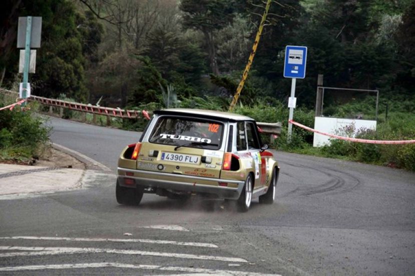 Manolo Hernández – David Bethencourt en el Rallye teldense