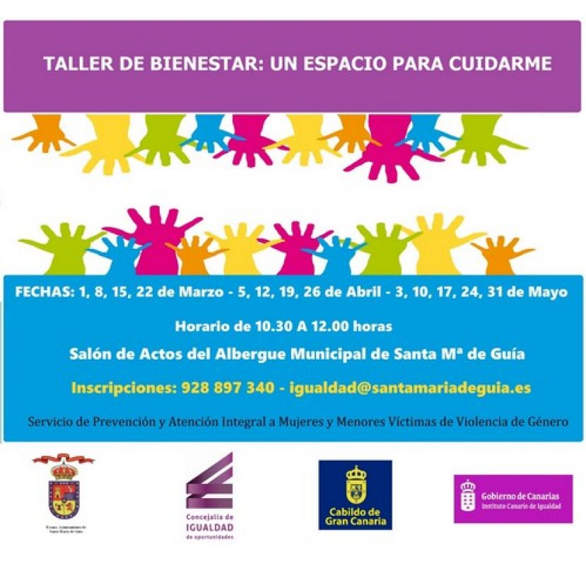 Gu&iacute;a: El 1 de marzo dar&aacute; comienzo el Taller &lsquo;Bienestar: Un espacio para cuidarme&rsquo;