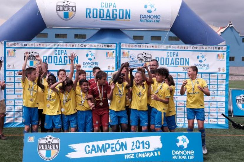 La UD Las Palmas revalida el t&iacute;tulo de la Copa Rodagon Danone Nations Cup