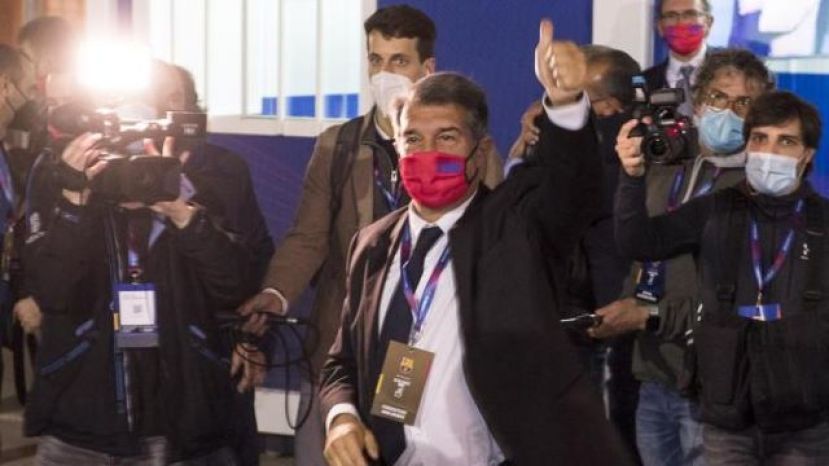 Laporta, nuevo presidente del Barcelona con casi el 58% de los votos