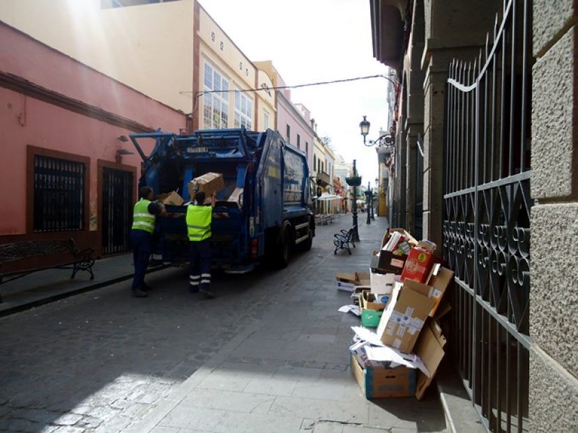 G&aacute;ldar: El servicio de recogida de papel y cart&oacute;n se realizar&aacute; lunes y jueves