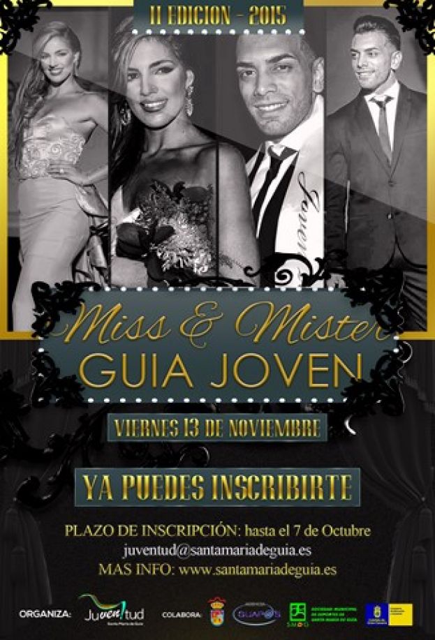 Finaliza el plazo para inscribirse en el certamen &ldquo;Miss y Mister Gu&iacute;a Joven 2015&rdquo;.