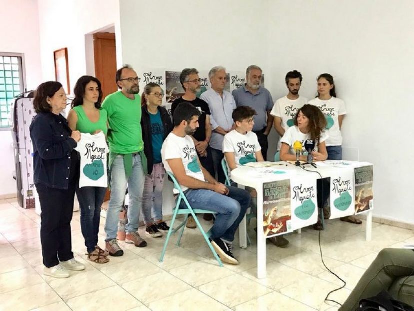 Rueda de prensa Manifestación contra el Macromuelle de Agaete