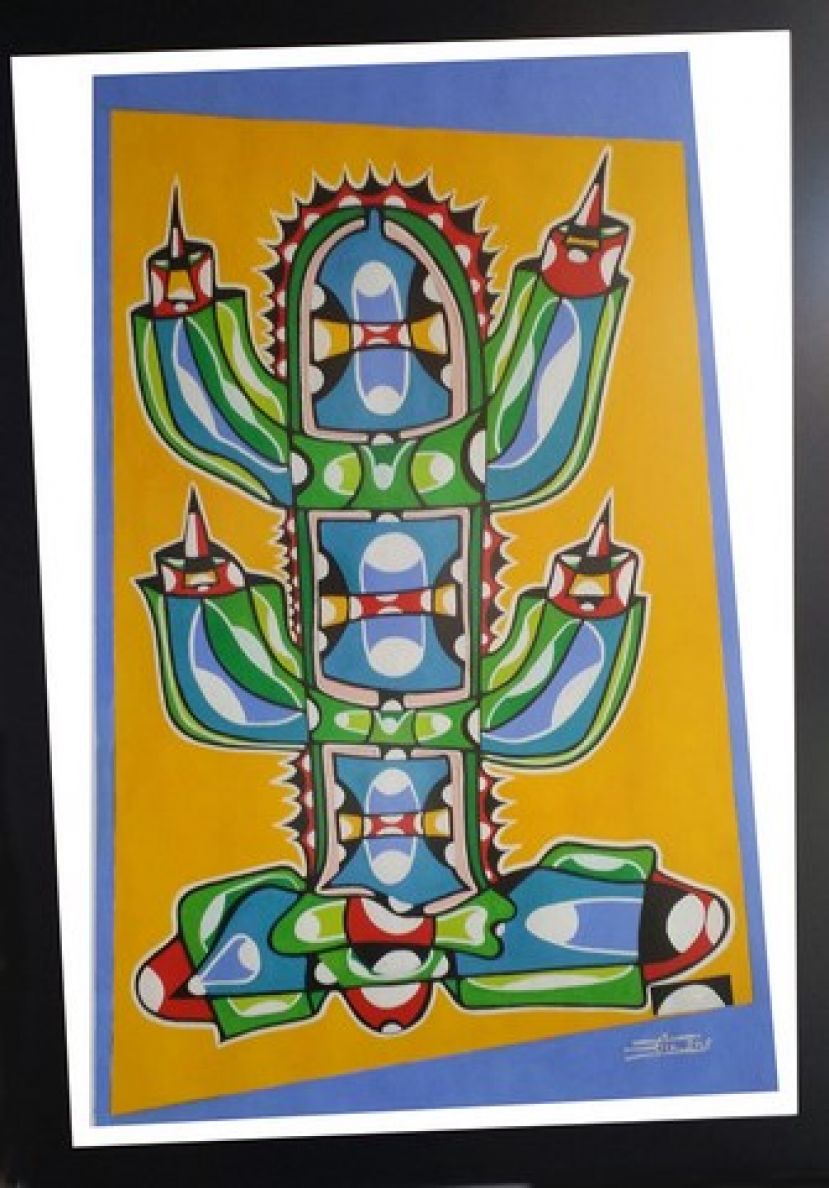 El artista Sergio Gil profundiza en las ra&iacute;ces insulares y atl&aacute;nticas en la exposici&oacute;n de pintura &lsquo;Makaronesia: Serie Cardones&rsquo;