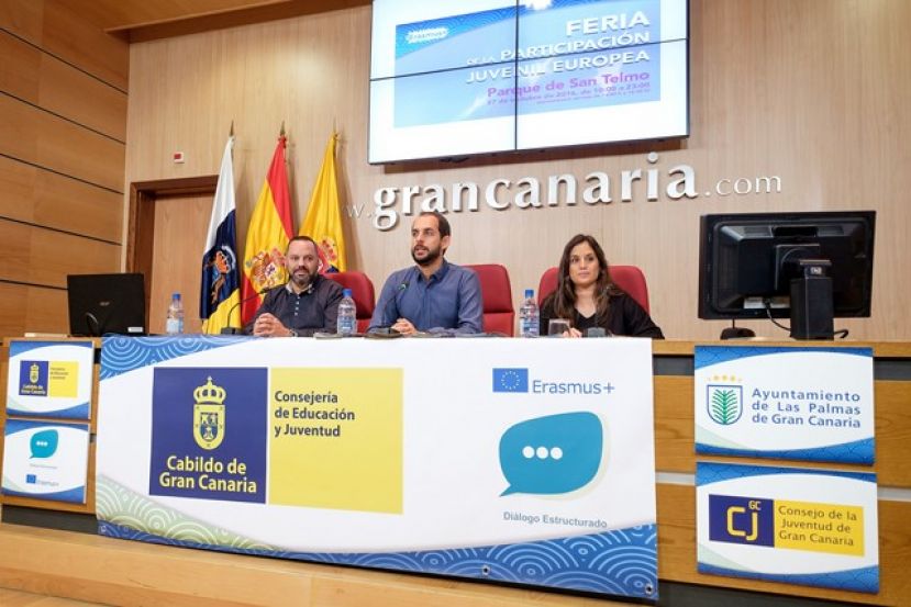 El Parque de San Telmo escenario de la Feria de la Juventud Europea