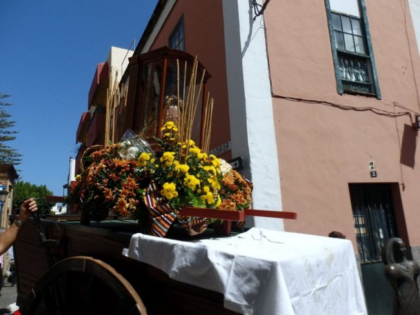 Gáldar saboreó la celebración de la bajada de la Virgen de la Vega