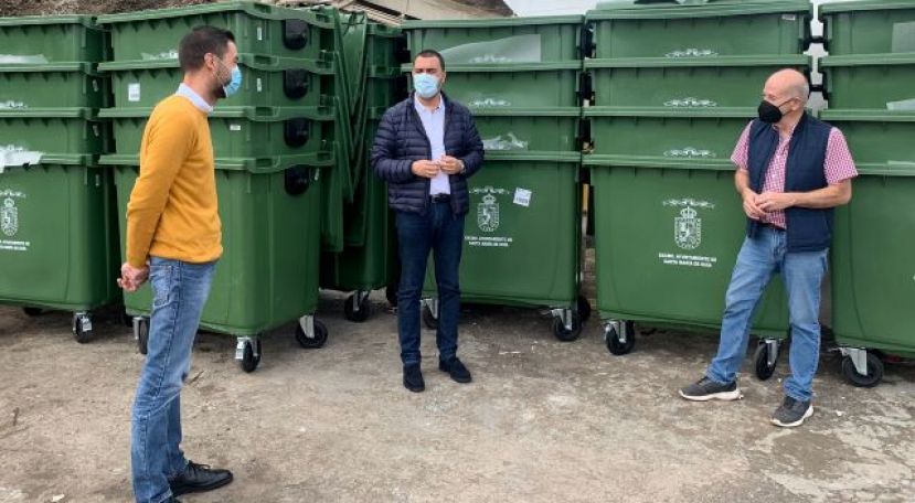 El Ayuntamiento de Gu&iacute;a incorpora 40 nuevos contenedores de residuos s&oacute;lidos