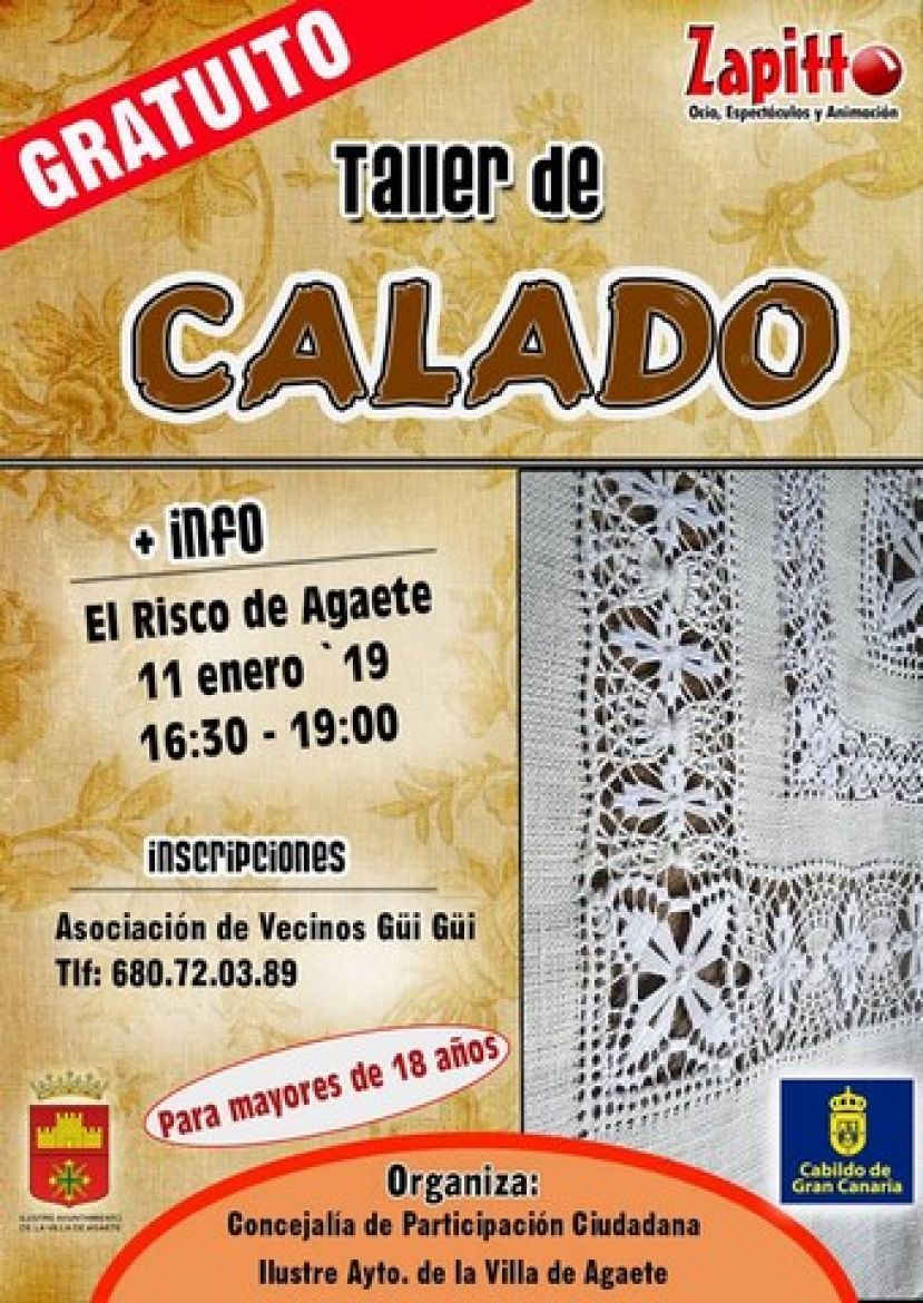 El Ayuntamiento de Agaete propone el aprendizaje del calado en El Risco