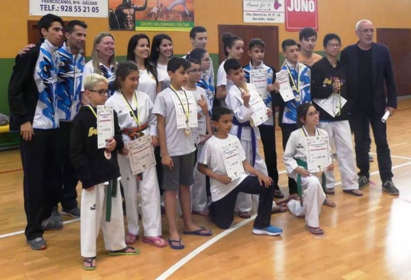 Brillante actuación del Kim Gáldar en los Juegos Insulares de Taekwondo