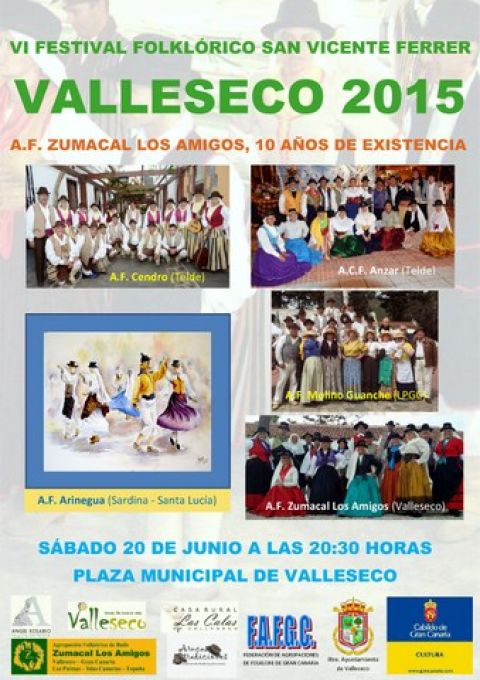 Valleseco: Fin de Fiesta con Bailes y M&uacute;sica Canaria