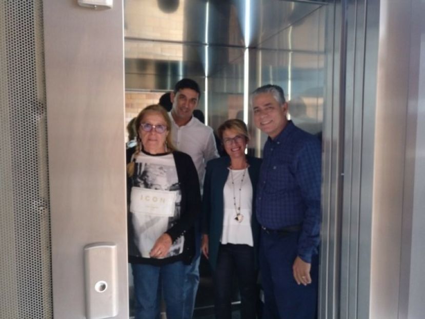 En funcionamiento el nuevo ascensor de la residencia de mayores de La Aldea