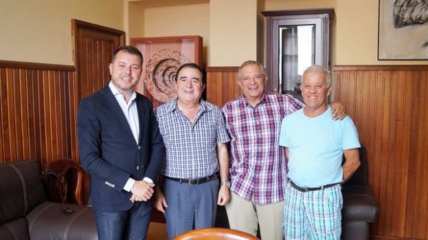 El Alcalde de Gáldar recibe a la nueva Junta Directiva del Club de Leones