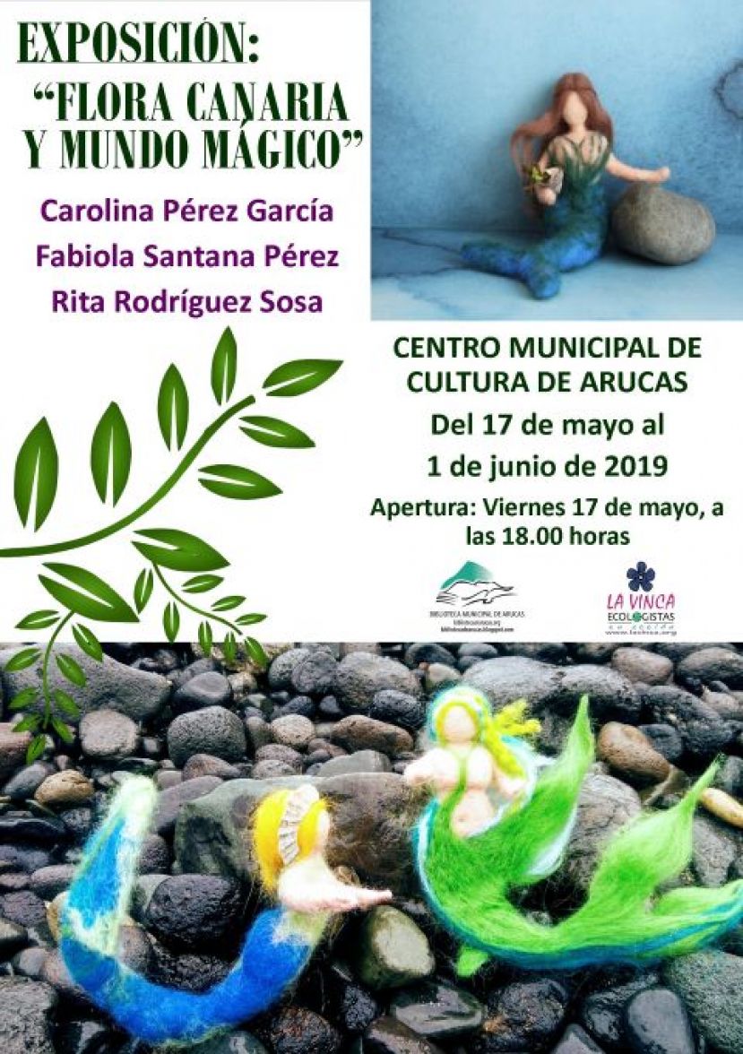 El viernes se inaugura la Exposici&oacute;n &ldquo;FLORA CANARIA Y MUNDO M&Aacute;GICO&rdquo;