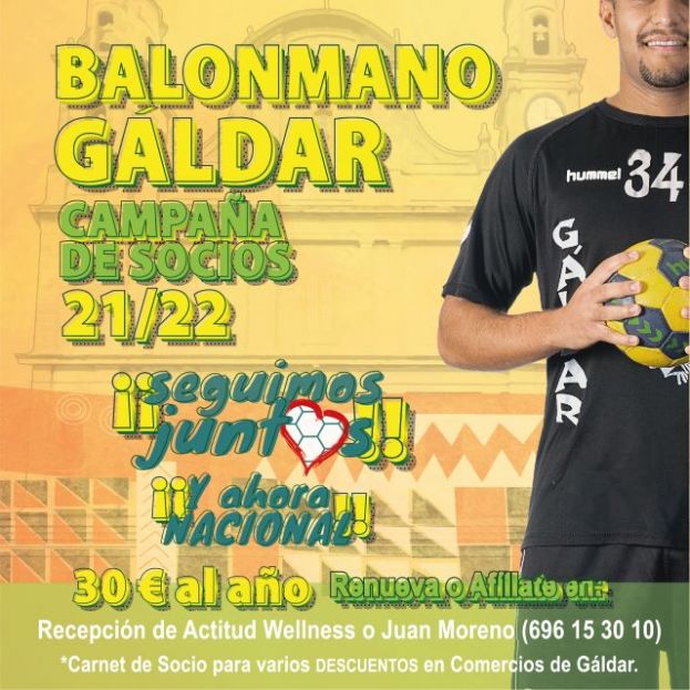 El Balonmano Gáldar inicia este jueves su Campaña de Socios