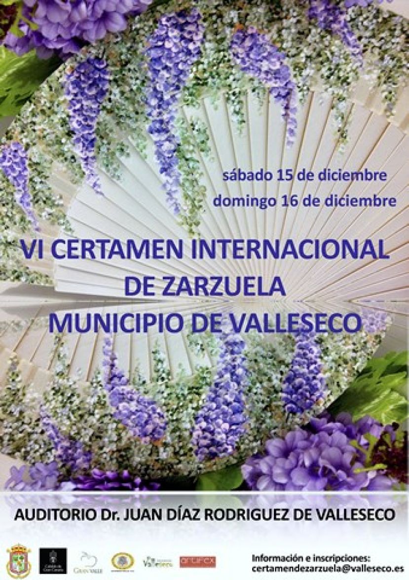 Valleseco abre el plazo del VI Certamen Internacional de Zarzuela