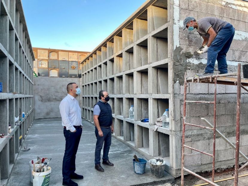 El Ayuntamiento de Guía amplía la capacidad del cementerio de La Atalaya