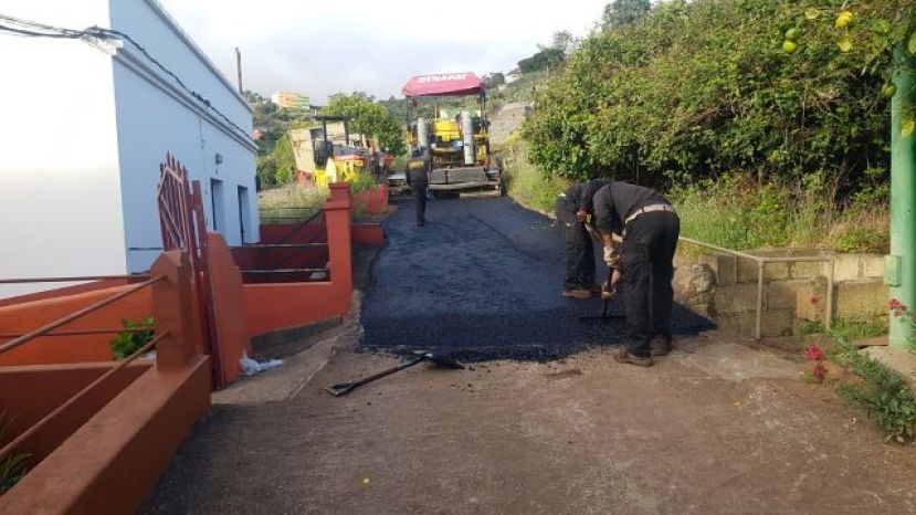 Gu&iacute;a: Reasfaltado de la carretera de Lomo Barranquillo Fr&iacute;o y Cuevas del Monte