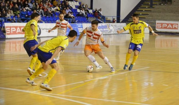 El Gran Canaria F&uacute;tbol Sala naufraga en Cartagena (7-2)