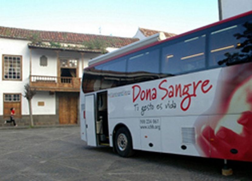 Teror: La unidad m&oacute;vil de donaci&oacute;n de sangre estar&aacute; en la Plaza del Pino