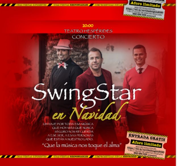 Gu&iacute;a: Hoy se celebra el Concierto de SwingStar en el Teatro Hesp&eacute;rides