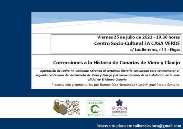 &ldquo;Correcciones a la Historia de Canarias, por Pedro Marcelino Quintana Miranda&rdquo;