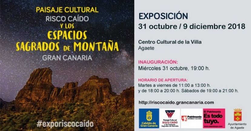 Agaete acoge la exposición de Risco Caído tras más de 3.000 visitas