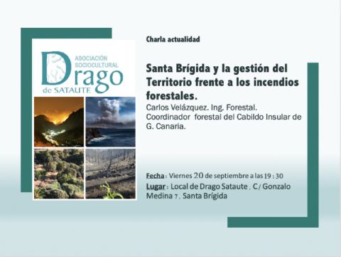 Charla en Santa Brígida sobre la gestión del territorio ante los incendios