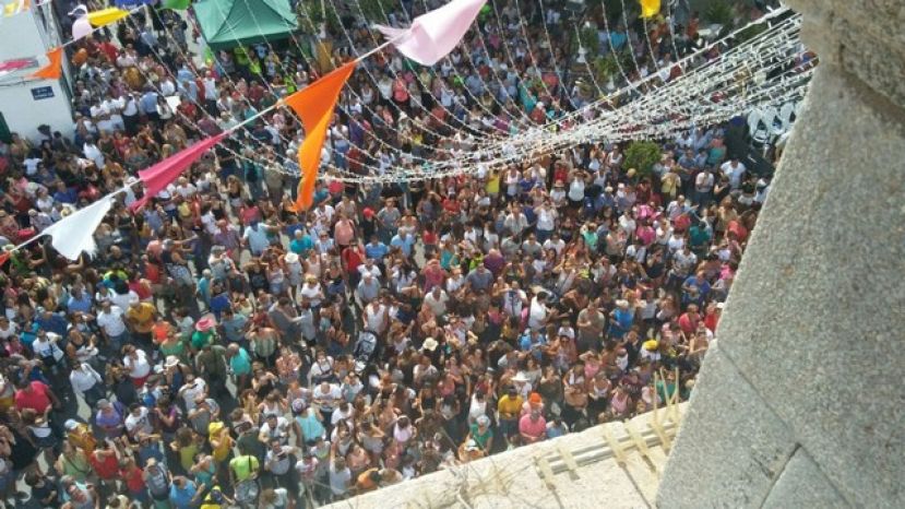 La Aldea: Multitudinario repique de campanas que da inicio a las Fiestas